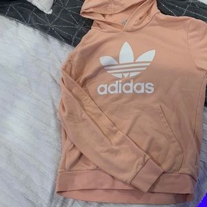 ADIDAS ORIGINALS: Salmon Pink hoodie, very lightweight and never worn